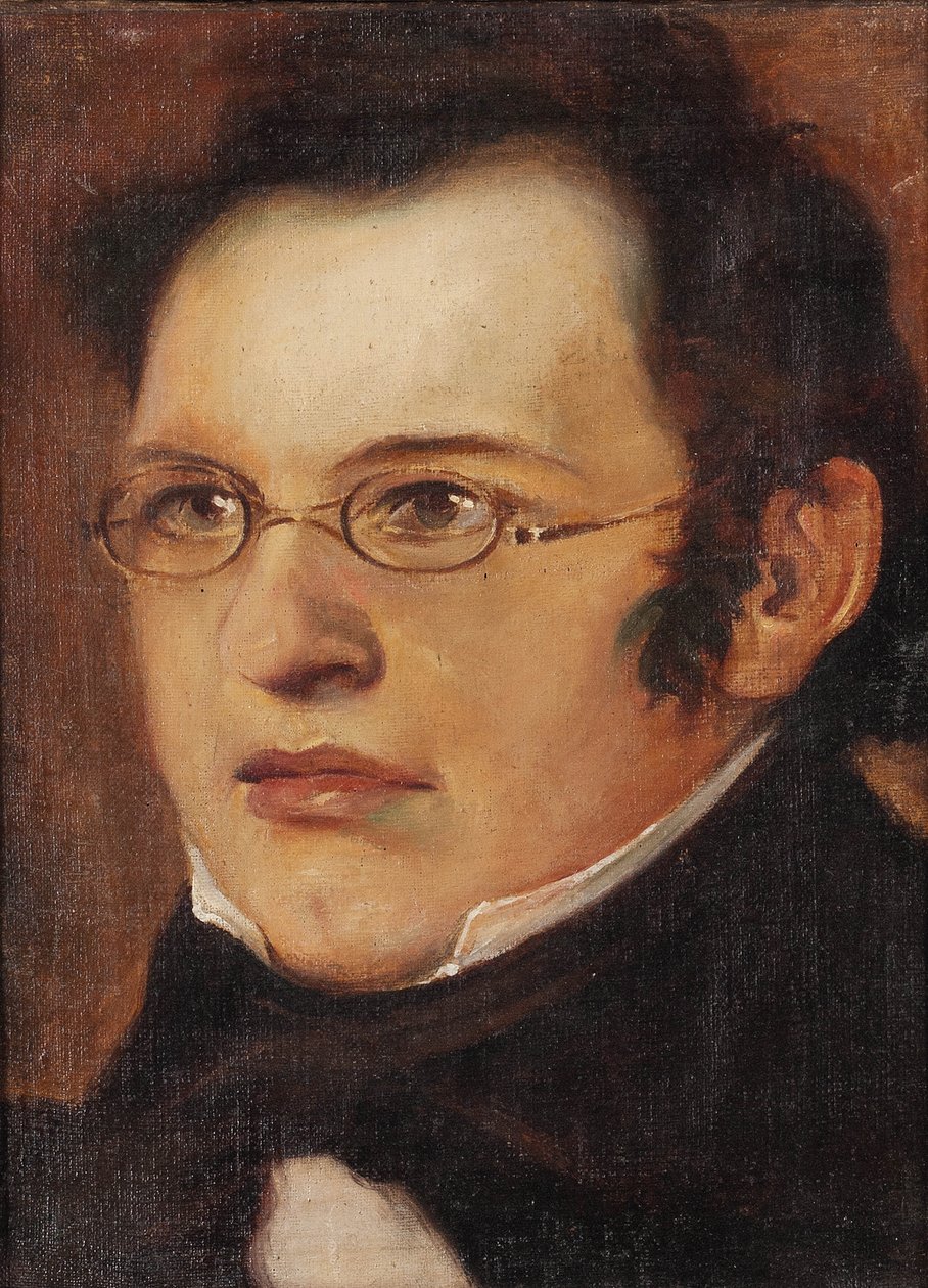 Portrét Franze Schuberta 1797-1828, první čtvrtina 19. od Unbekannt