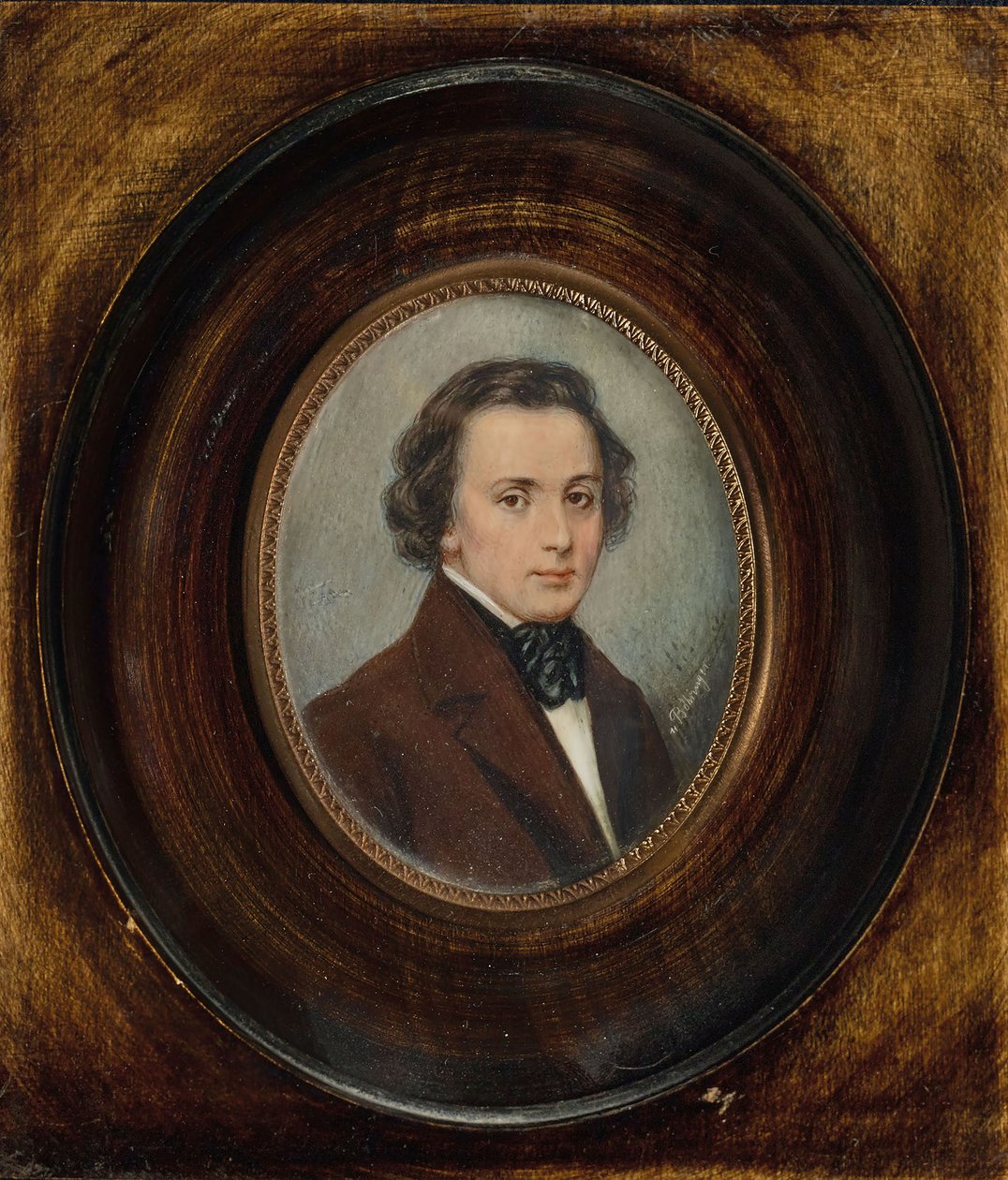 Portrait of Frédéric Chopin 1810-1849.    1202360   cs       czech Successfully Translated  Original: View near Castleton, Derbyshire, c.1790 (watercolor over pencil on paper) Translat: View near Castleton, Derbyshire, c.1790 (watercolor over pencil on pap od Unbekannt