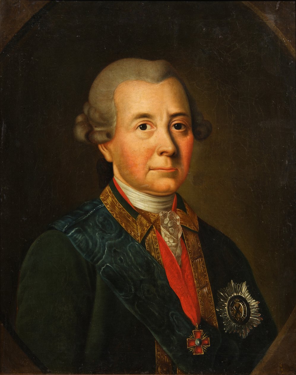 Portrét Fjodora Ivanoviče Wadkowského 1712-1783 od Unbekannt