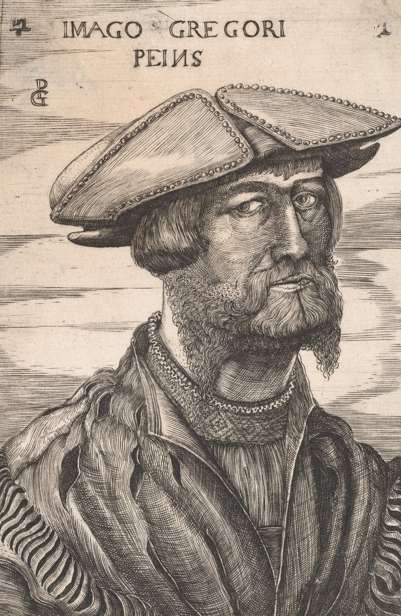 Portrét Georga Pencze Imago Gregori Peinse. od Unbekannt