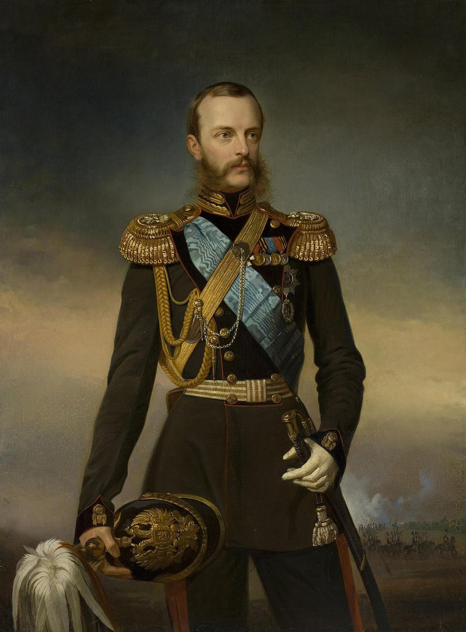 Portrét velkovévody Michaela Nikolajeviče z Ruska 1832-1909, počátek 60. let 19. století od Unbekannt