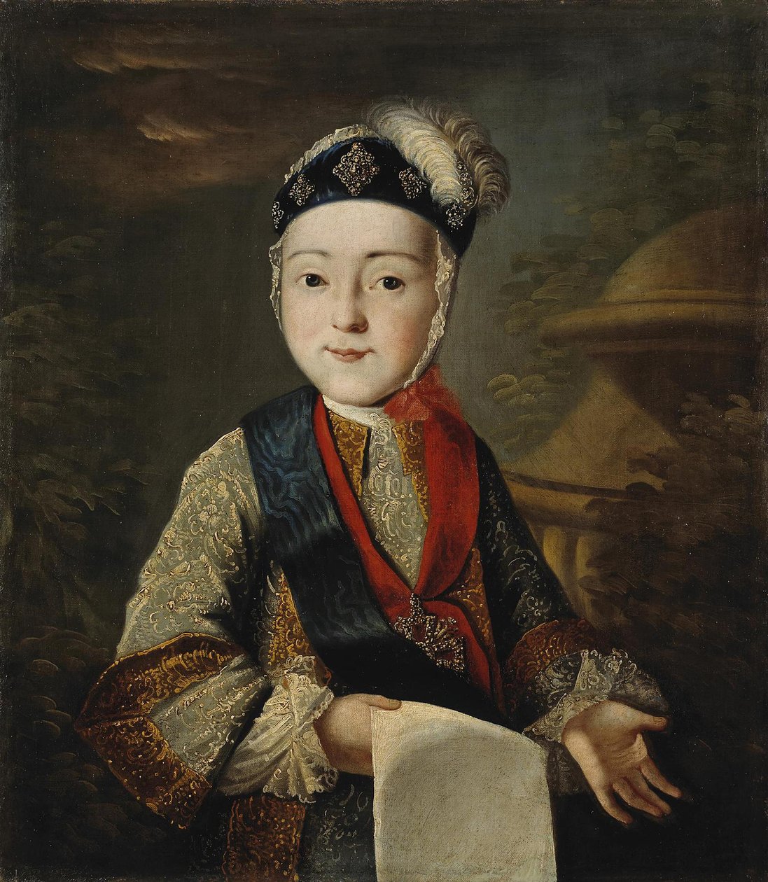Portrét velkovévody Petra III. 1728-1762 jako dítě, 18. století od Unbekannt