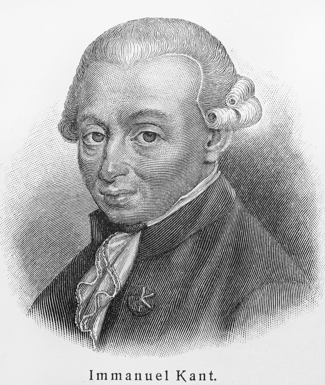 Portrét Immanuela Kanta 1724-1804 od Unbekannt