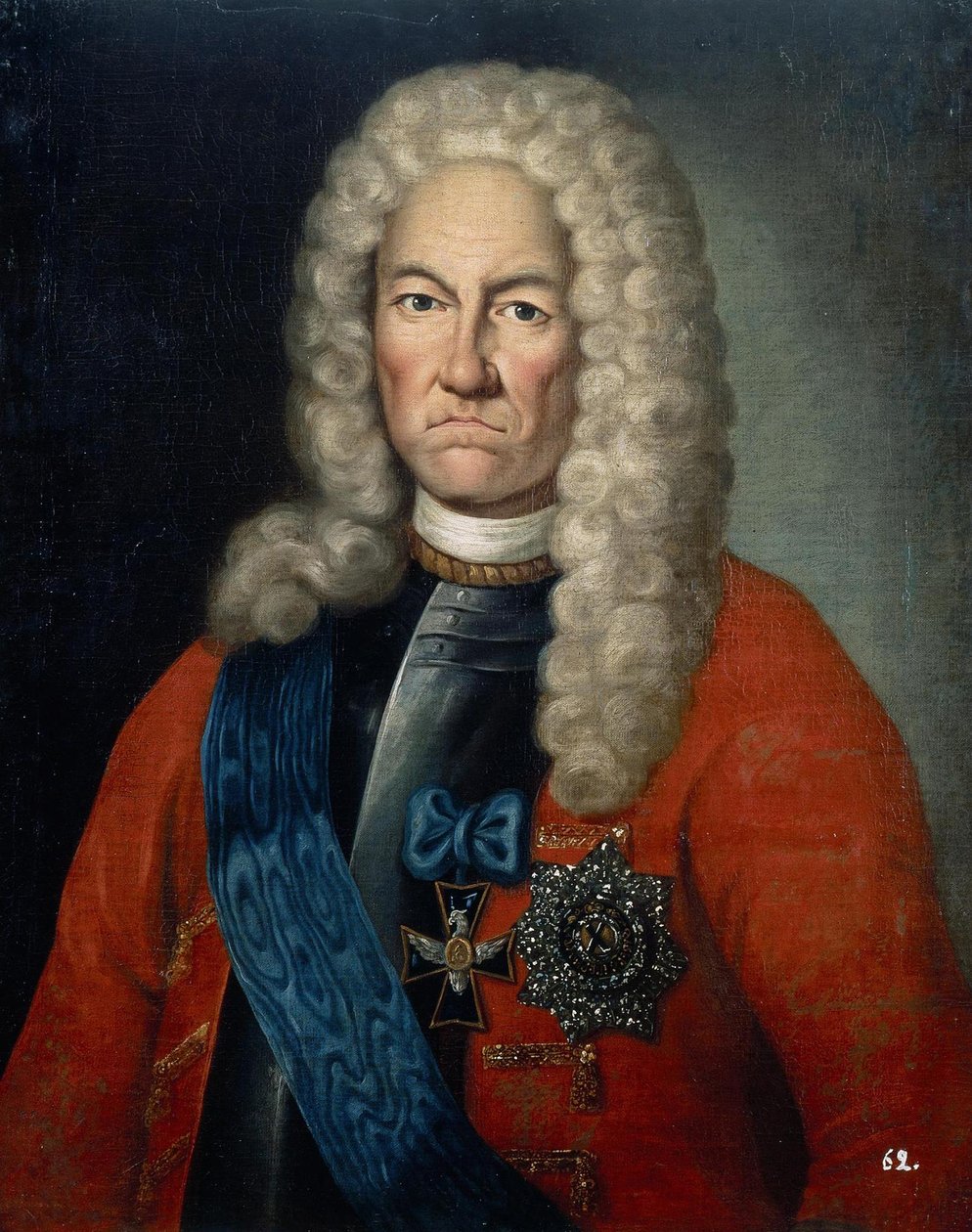 Portrét Jacoba Daniela Bruce 1669-1735, první třetina 18. století od Unbekannt