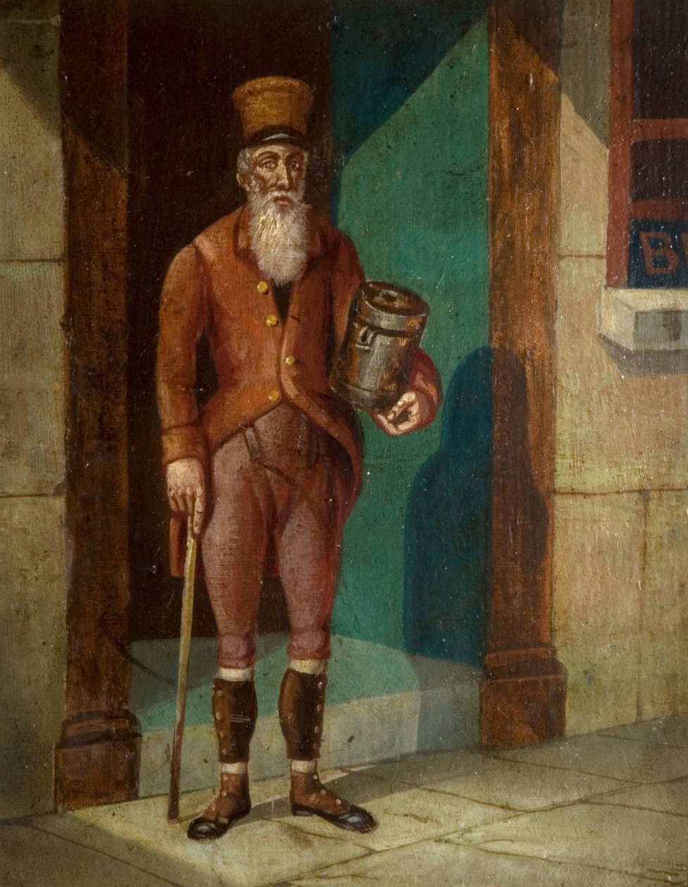Portrét Jamese Guidneyho, známého jako Jimmy the Rockman, 1782-1866, [nedatováno, počátek 19. století]. od Unbekannt
