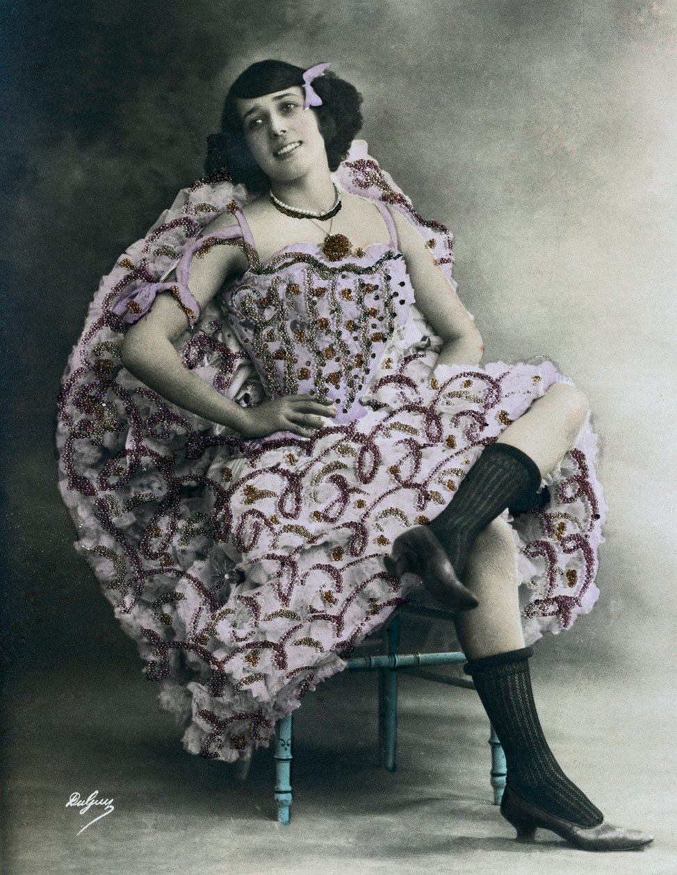 Portrét Jeannes Bourgeois. Fotografie od Unbekannt