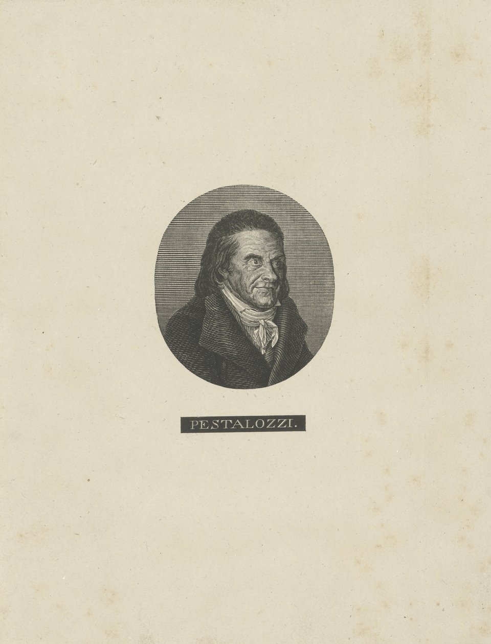 Portrét Johanna Heinricha Pestalozziho 1746-1827, c. 1830. od Unbekannt