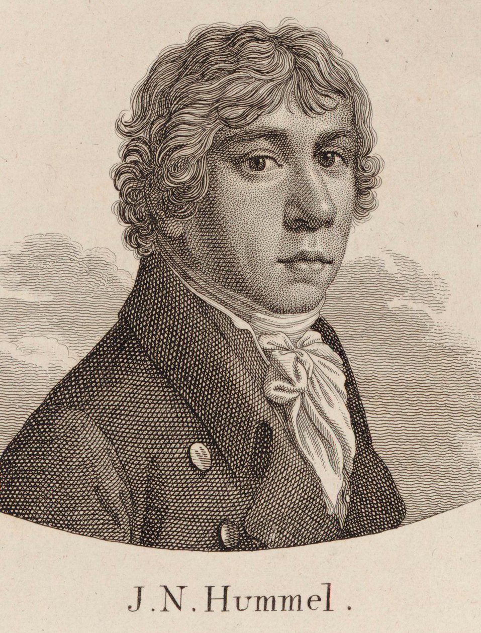 Portrét Johanna Nepomuka Hummela 1778-1837. od Unbekannt
