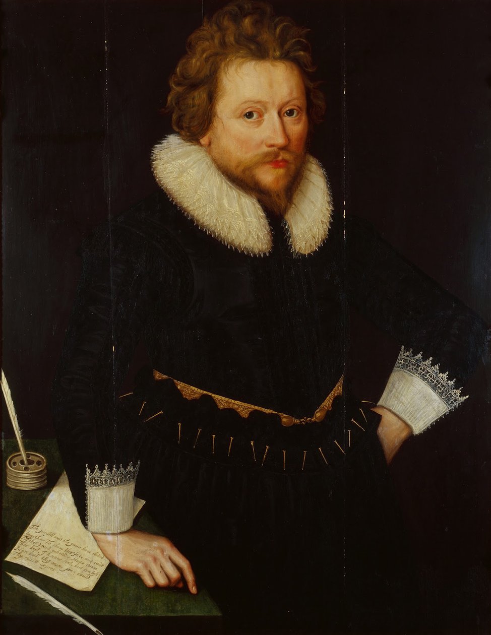 Portrét Johna Fletchera 1579-1625, c. 1620 od Unbekannt