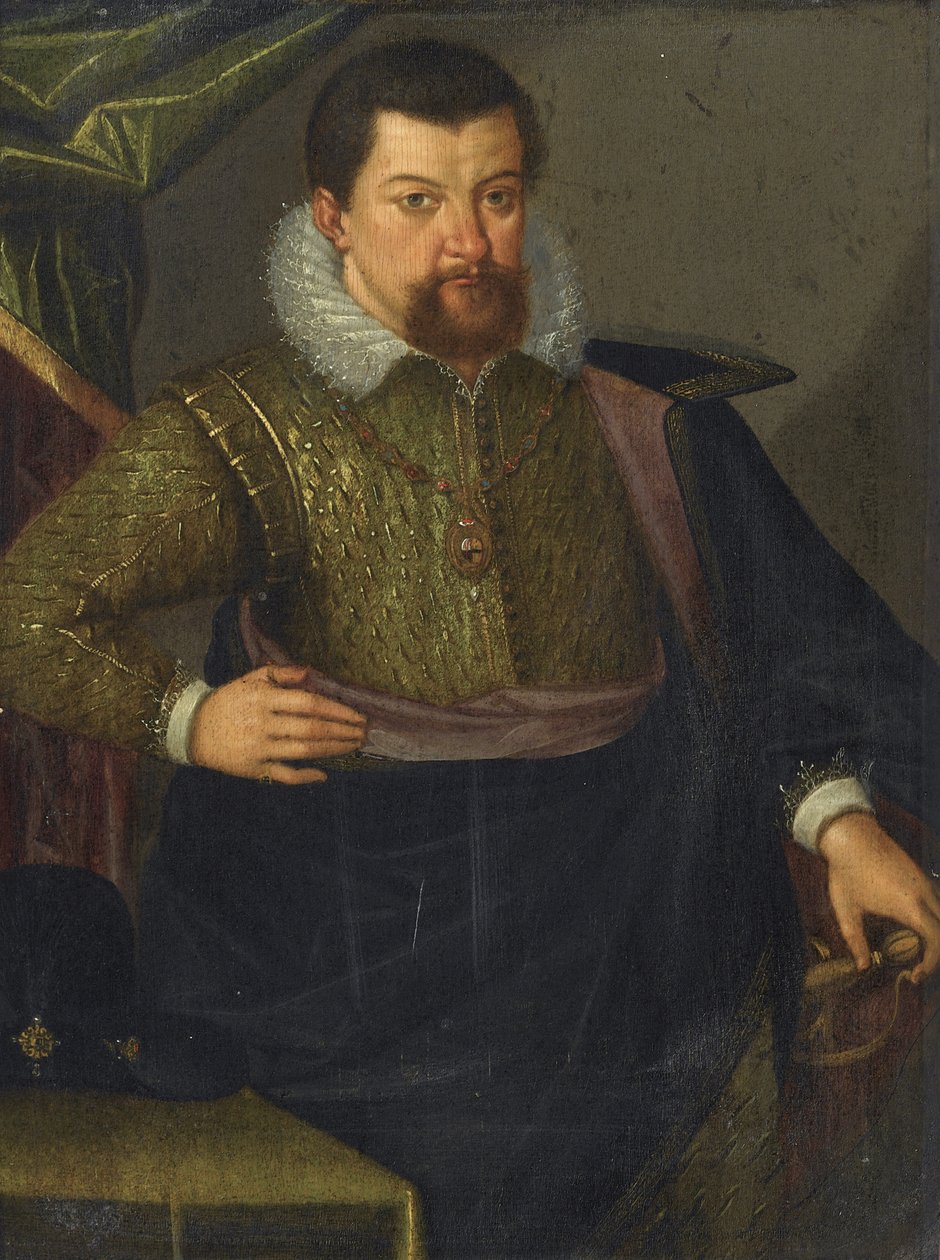 Portrét Jana Jiřího I. 1585-1656, saského kurfiřta, 1611 od Unbekannt