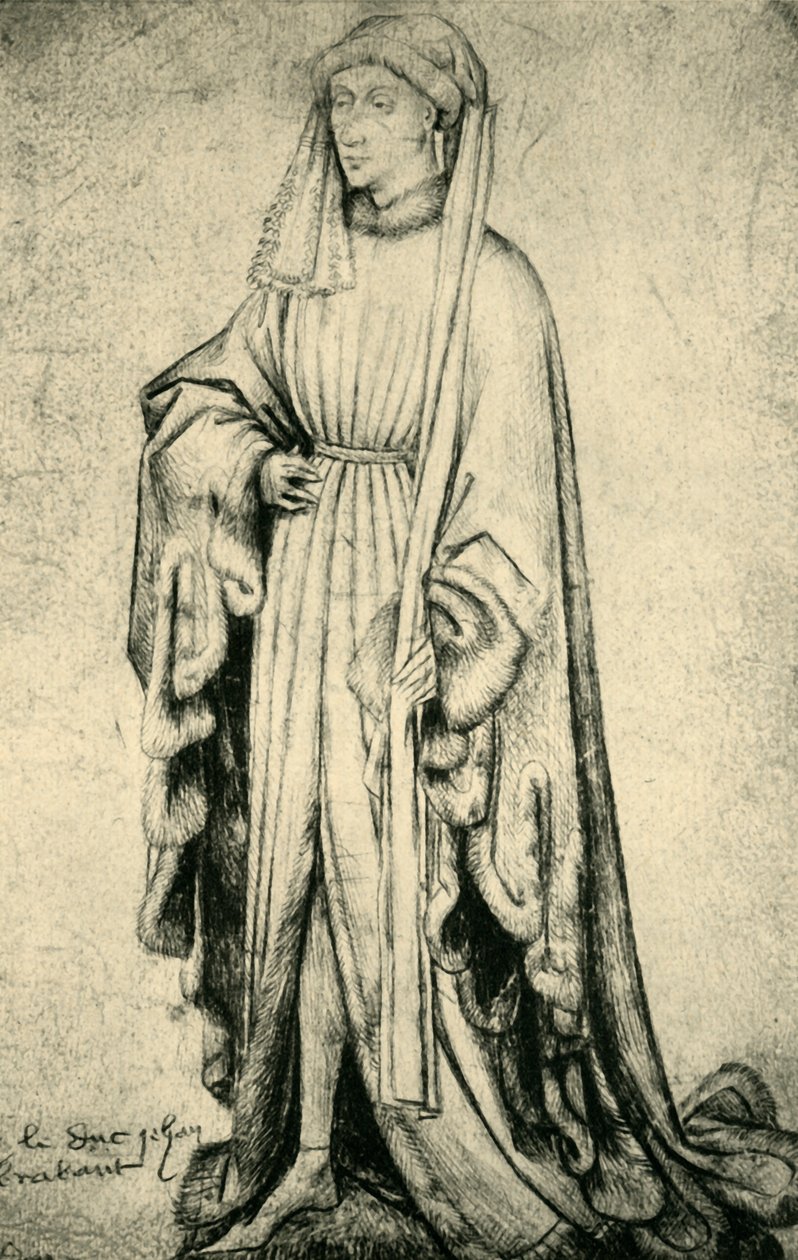Portrét Jana IV., vévody z Brabanta, 1460-1470, 1943. od Unbekannt