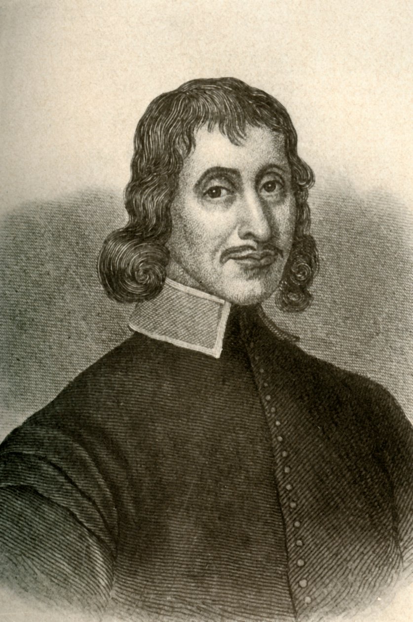 Portrét Johna Winthropa druhého, v puritánských šatech z Massachusetts, c1640-50, 1937 od Unbekannt