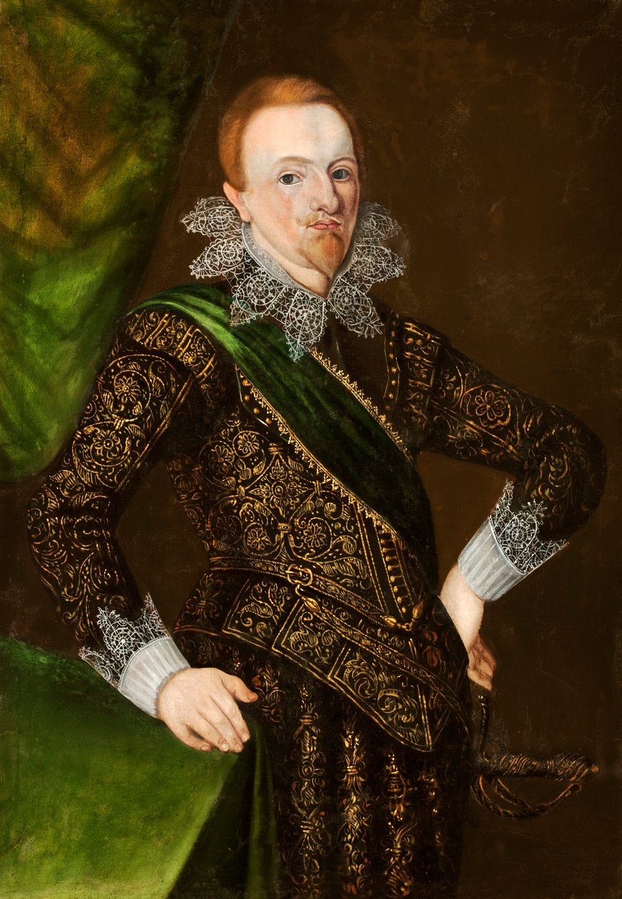 Portrét Jana Švédského 1589-1618, vévody z Östergötlandu. od Unbekannt