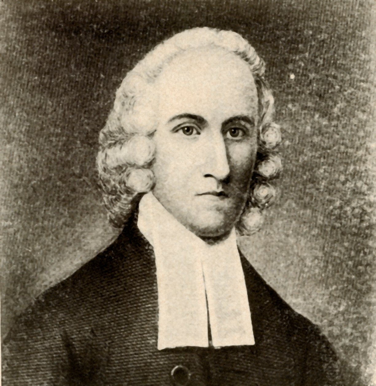 Portrét Jonathana Edwardse, v obyčejném kabátě a páskách presbyteriánského duchovního, c1750, 1937. od Unbekannt