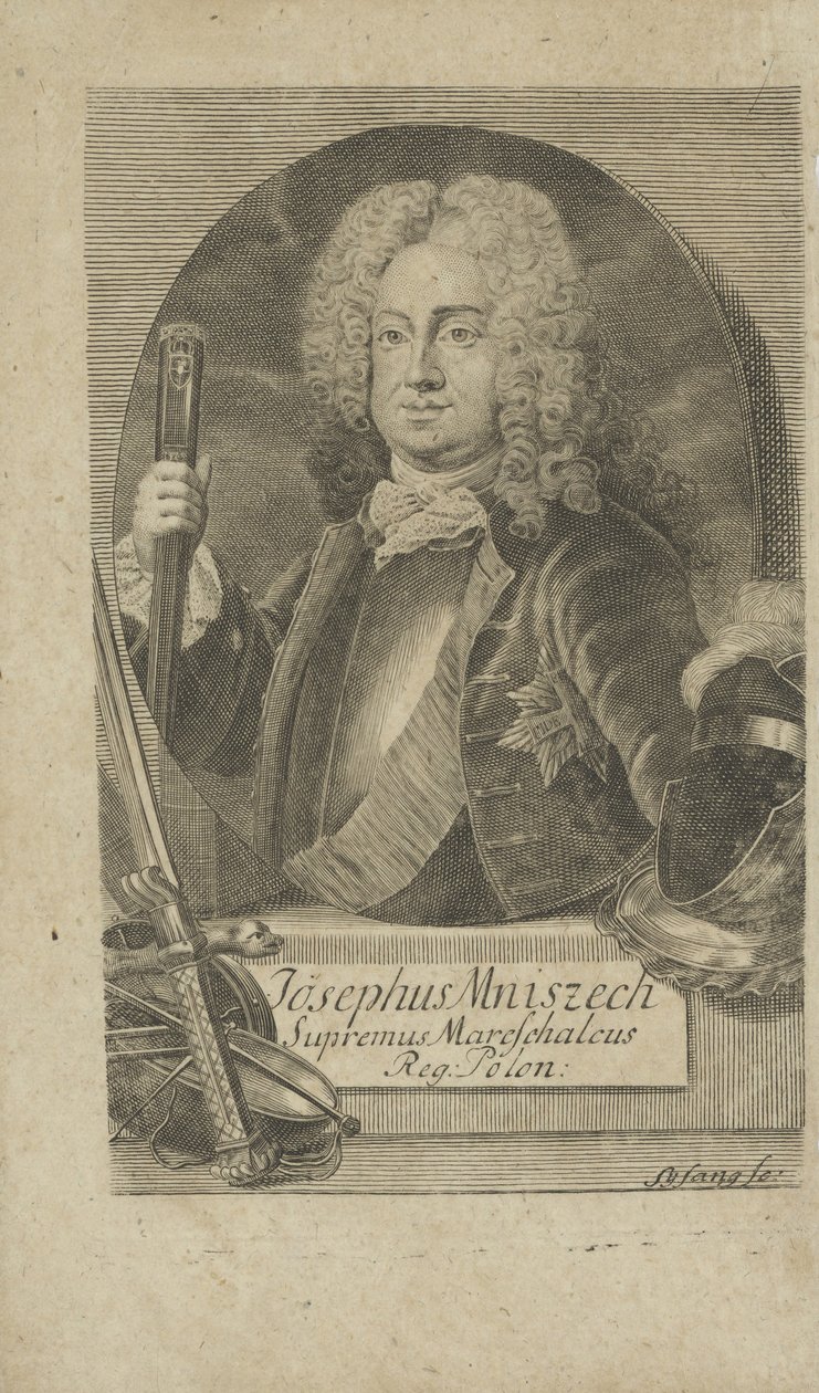 Portrét Jozefa Wandalina Mniszecha 1670-1747, před rokem 1734. od Unbekannt