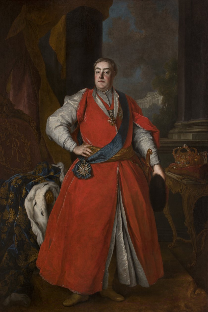 Portrét krále Augusta III. v polském kostýmu, cca 1737 od Unbekannt