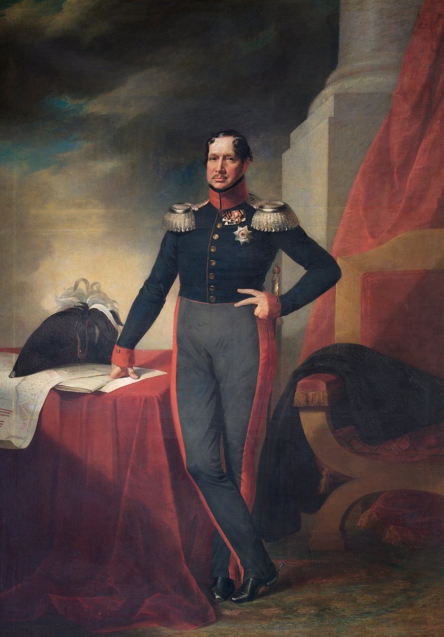 Portrét pruského krále Fridricha Viléma III., c1830 od Unbekannt