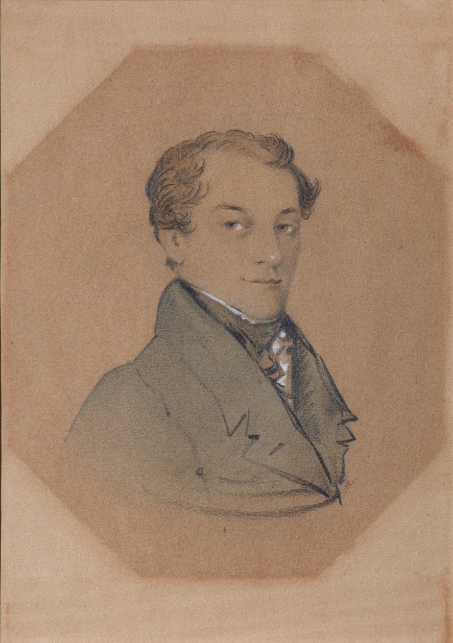 Portrét Kondraty Fjodoroviče Ryleyeva 1795-1826, první čtvrtina 19. století od Unbekannt