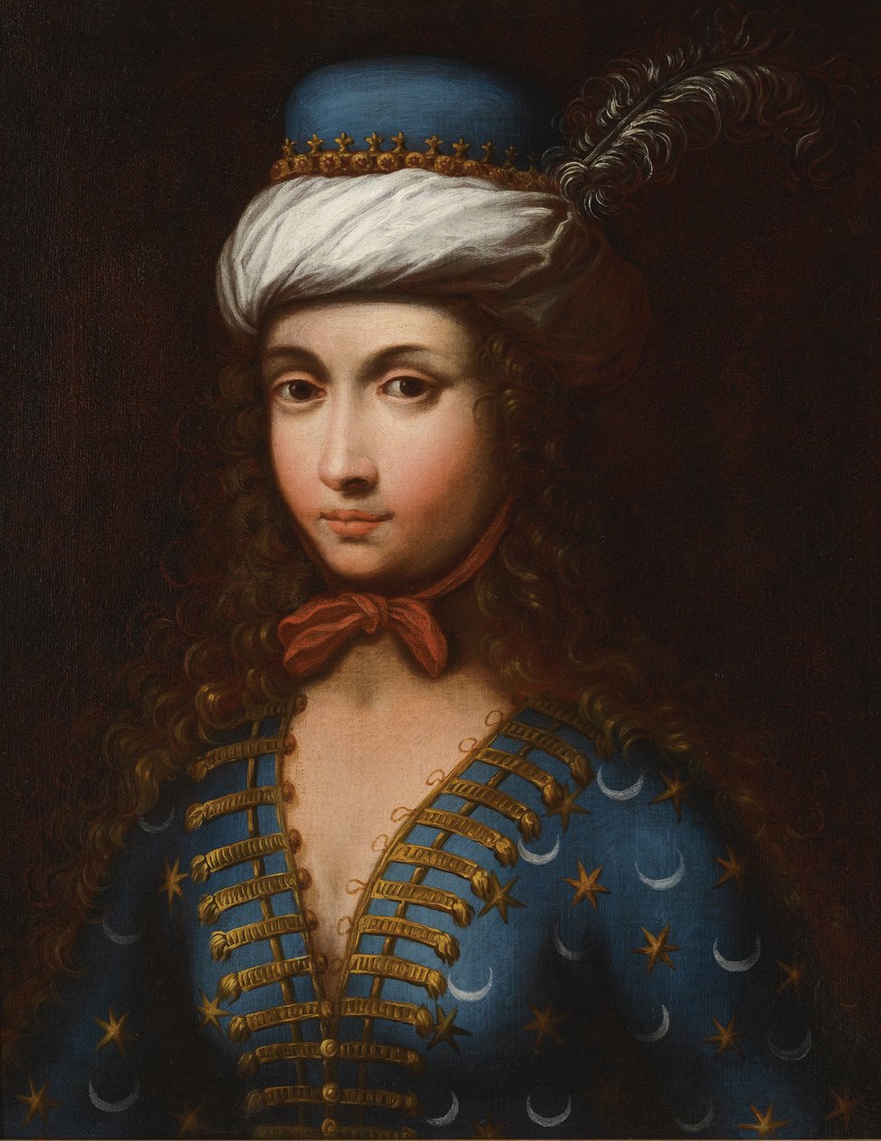 Portrét Lady Mary Wortley Montagu 1689-1762, 18. století od Unbekannt