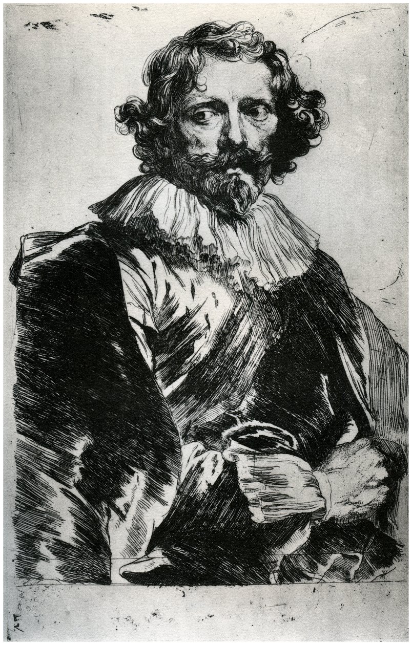 Portrét Lucase Vorstermana, 1627-1632 1958 od Unbekannt