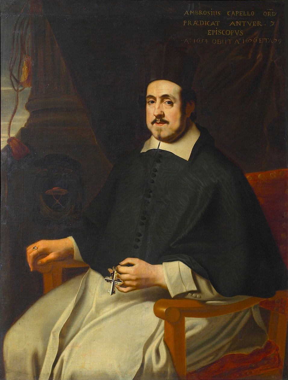 Portrét Marius Ambrosius Capello 1597-1676, biskup z Antverp, 1659. od Unbekannt