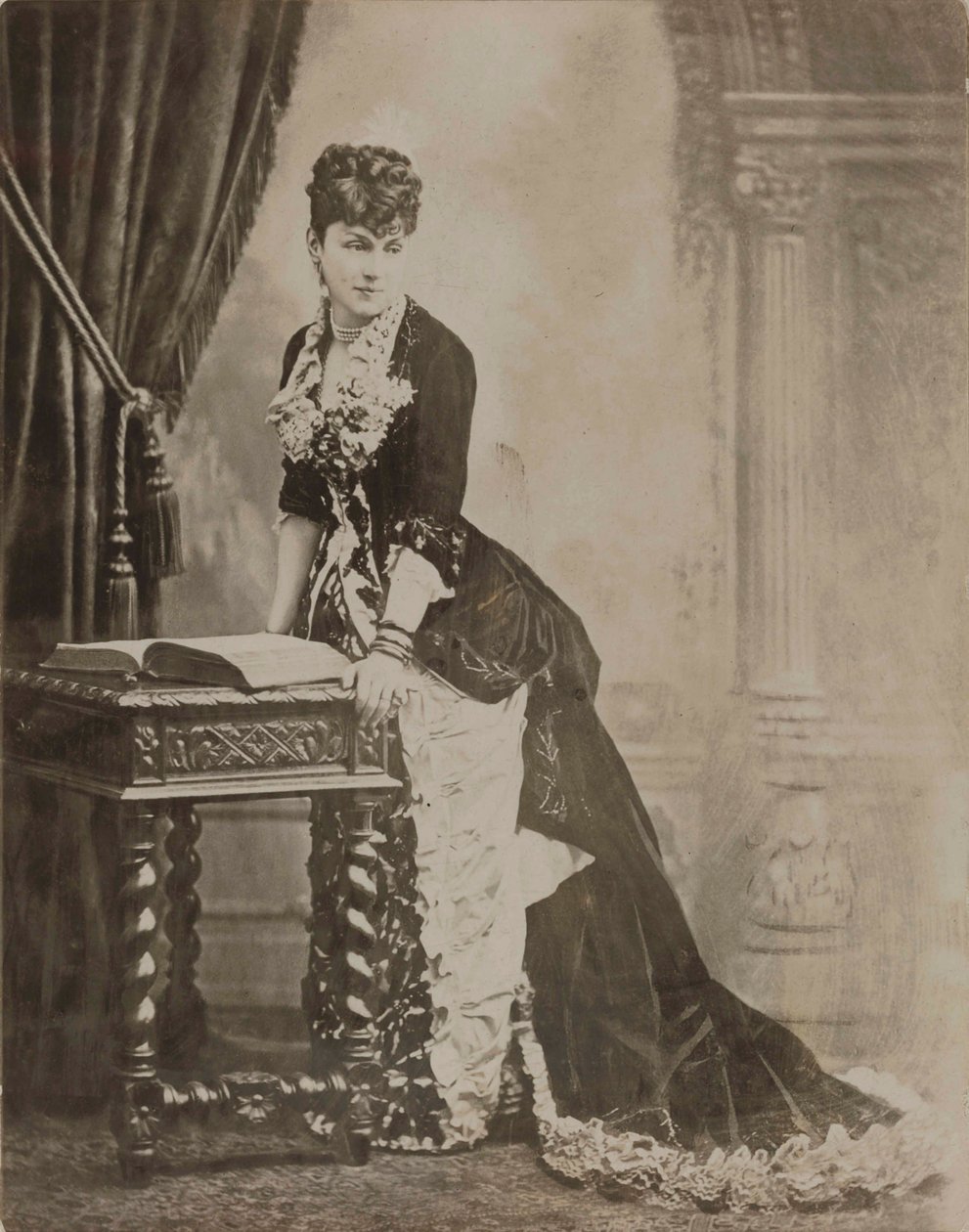 Portrét markýzy Marie Arconati Visconti, rozené Peyrat 1840-1923, 1870. od Unbekannt