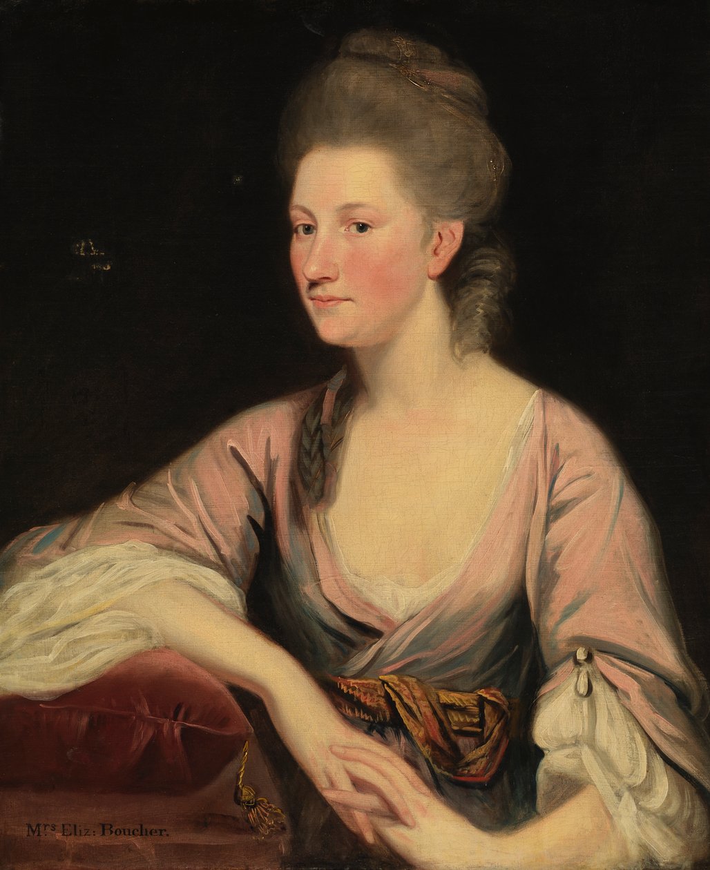 Portrét paní Elizabeth Boucher, 18. století. od Unbekannt