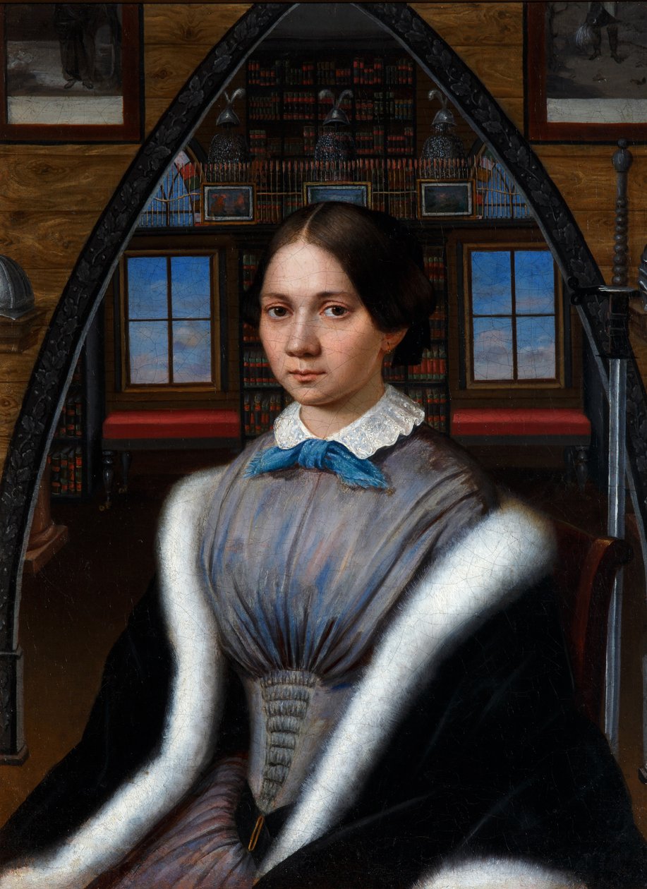 Portrét Natalie Nikolaevny Korsakové, ca. 1849 od Unbekannt