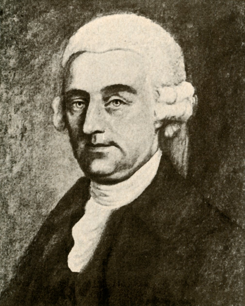 Portrét Nathaniela Appletona z Bostonu v bílé paruce s obláčky, c1740, 1937. od Unbekannt