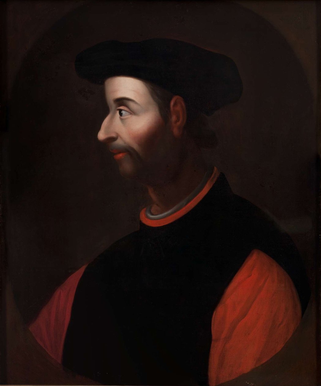 Portrét Niccola Machiavelliho 1469-1527, poslední čtvrtina 17. století od Unbekannt