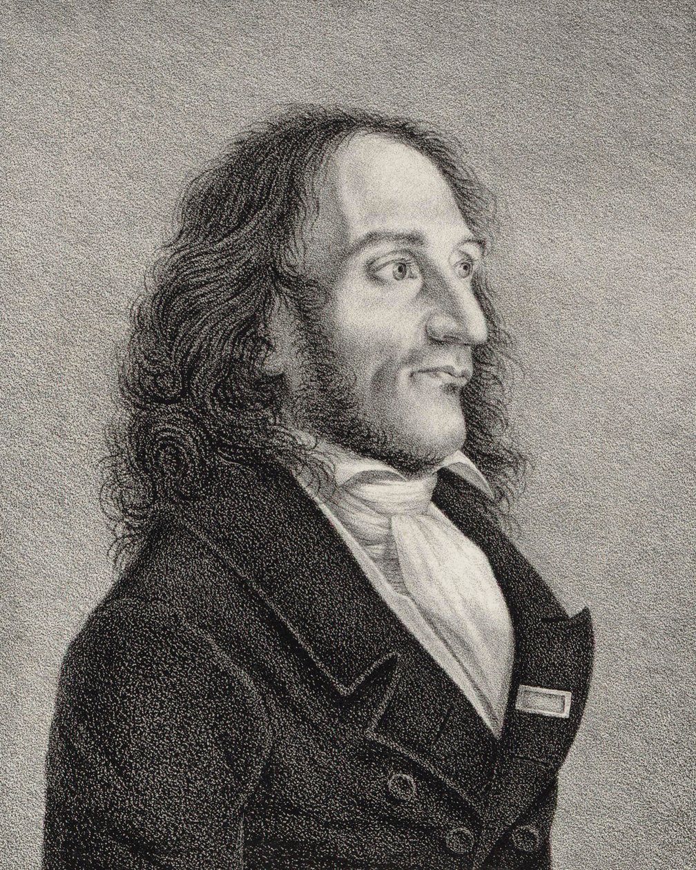 Portrét Niccola Paganiniho 1782-1840, c. 1830 od Unbekannt