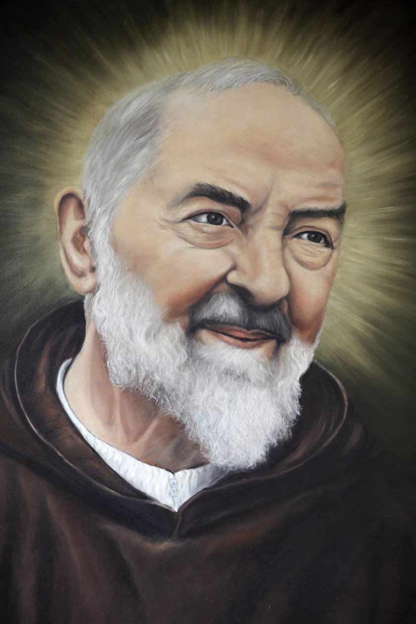 Portrét Padre Pio v Apulii, Alberobello, Itálie od Unbekannt