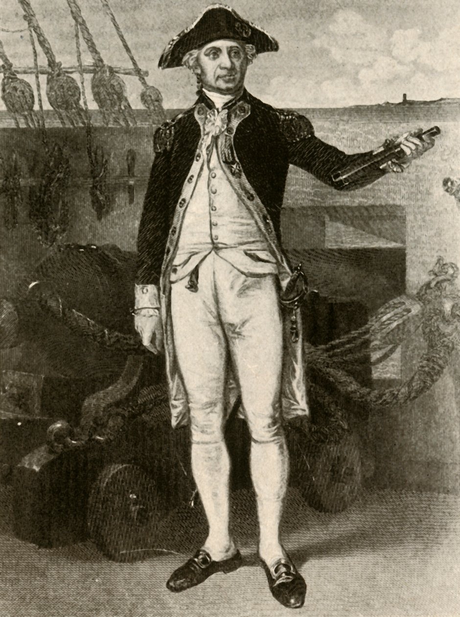 Portrét Paula Jonese, komodora námořnictva Spojených států, c1780, 1937. od Unbekannt