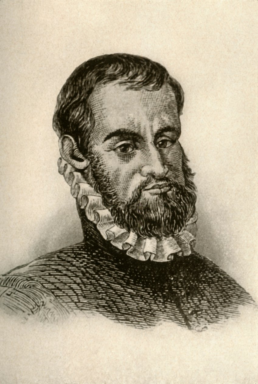 Portrét Pedra Menendeze de Aviles, zobrazující španělské šaty, c1570-1580, 1937. od Unbekannt