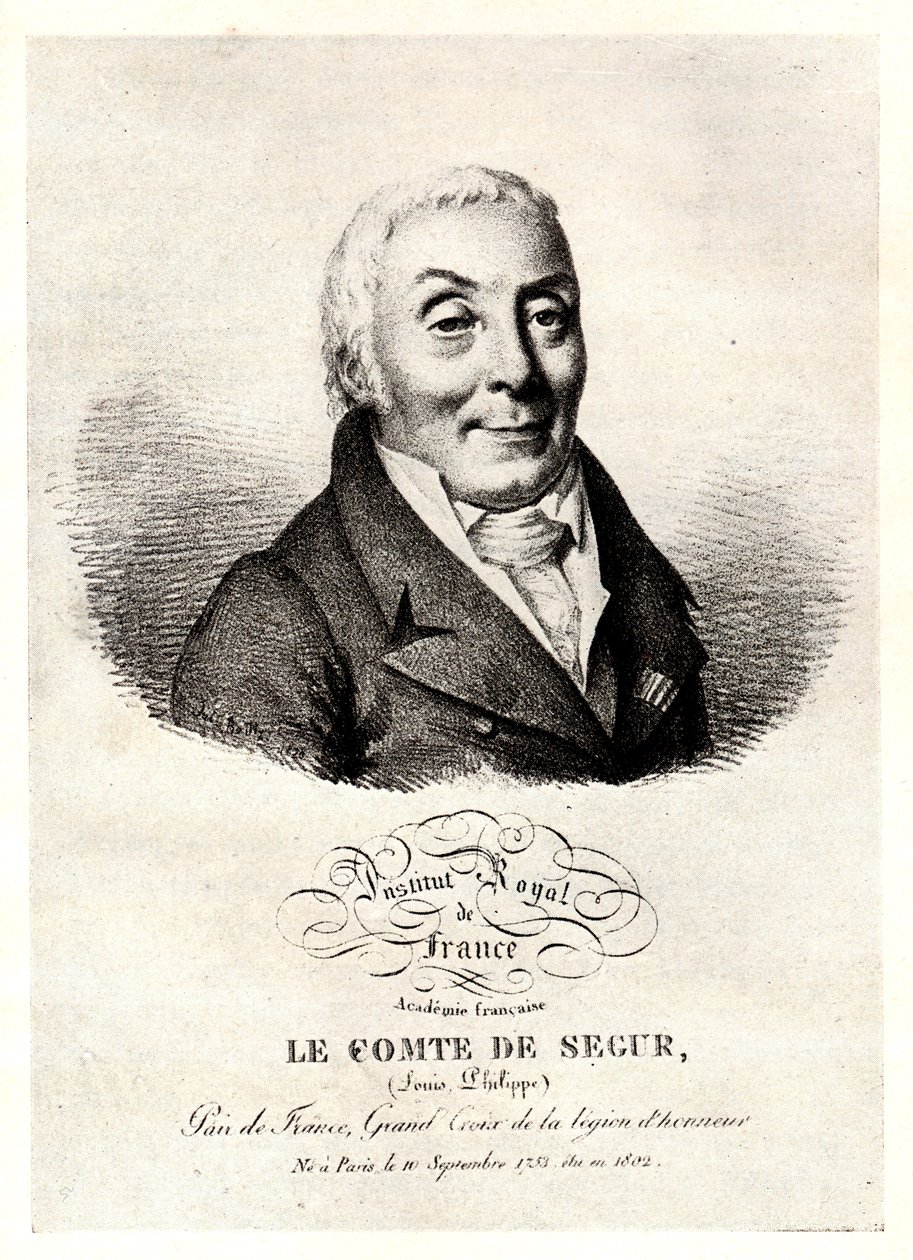 Portrét Philippe Henriho, markýze de Ségur 1724-1801, počátek 19. stol. od Unbekannt