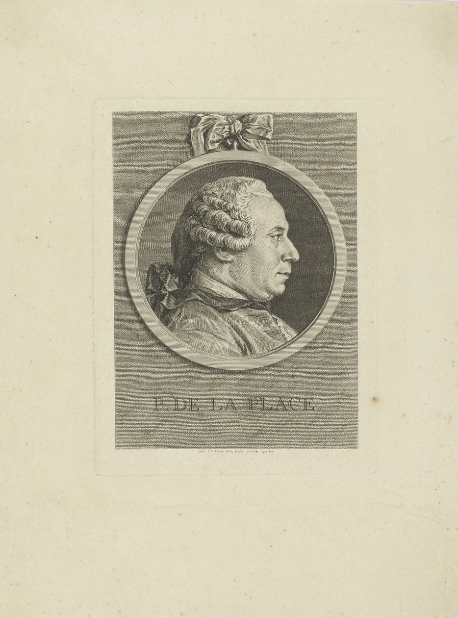 Portrét Pierre-Antoine de La Place 1707-1793, 1762. od Unbekannt