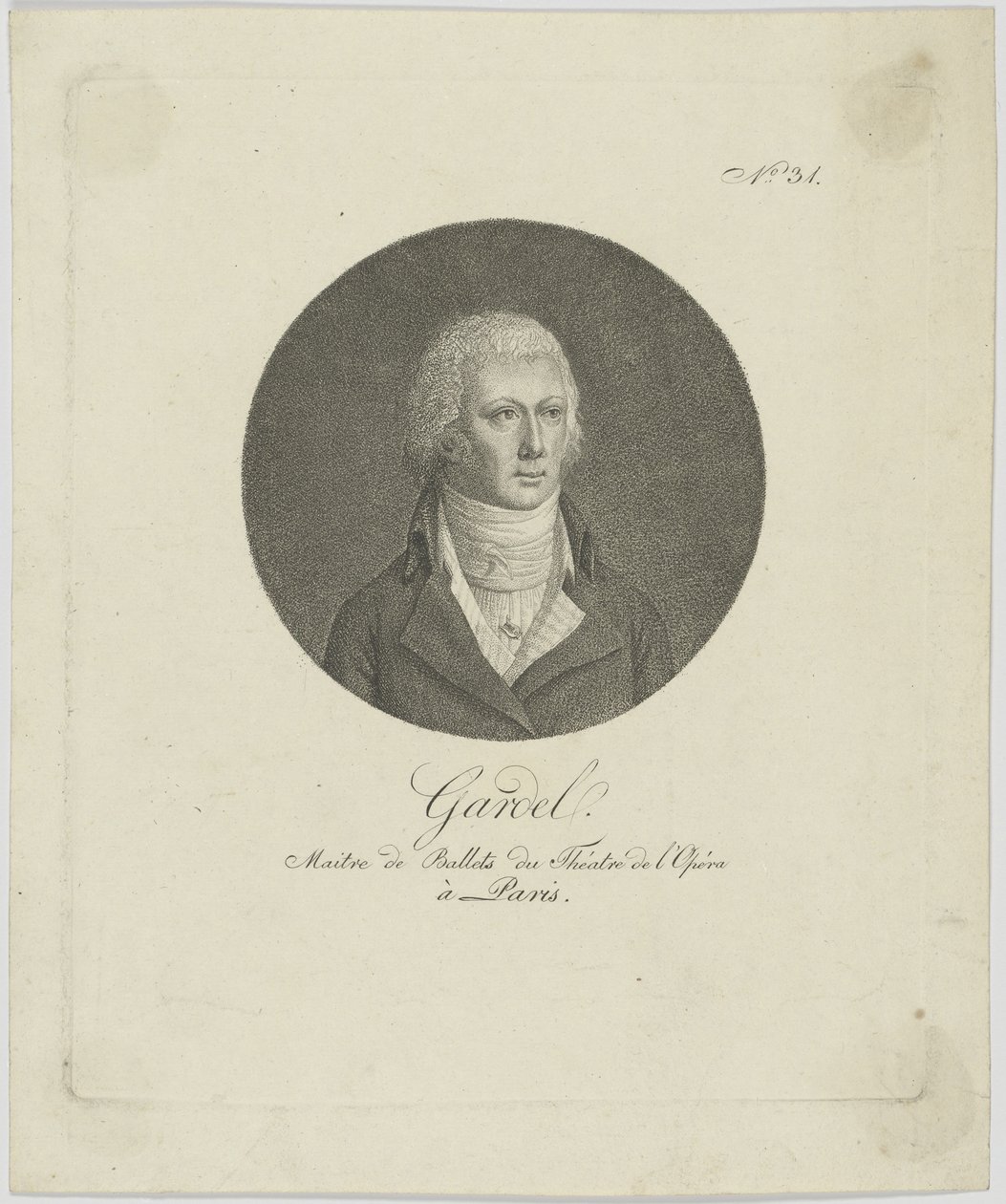 Portrét Pierra-Gabriela Gardela 1758-1840, c. 1787. od Unbekannt
