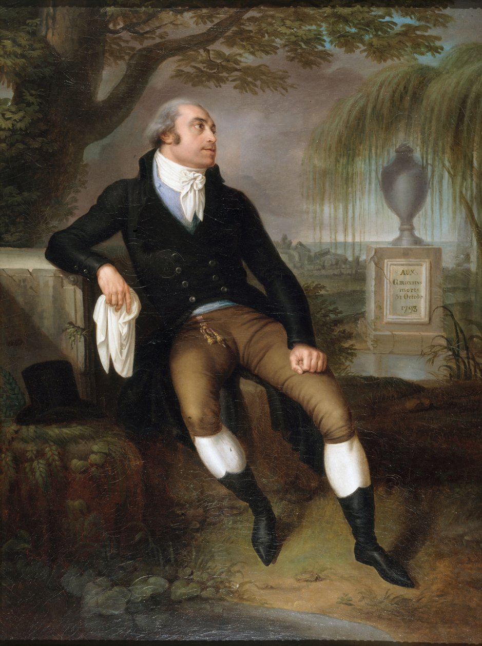 Portrét Pierra Victurniena Vergniauda 1753-1793, c. 1800. od Unbekannt