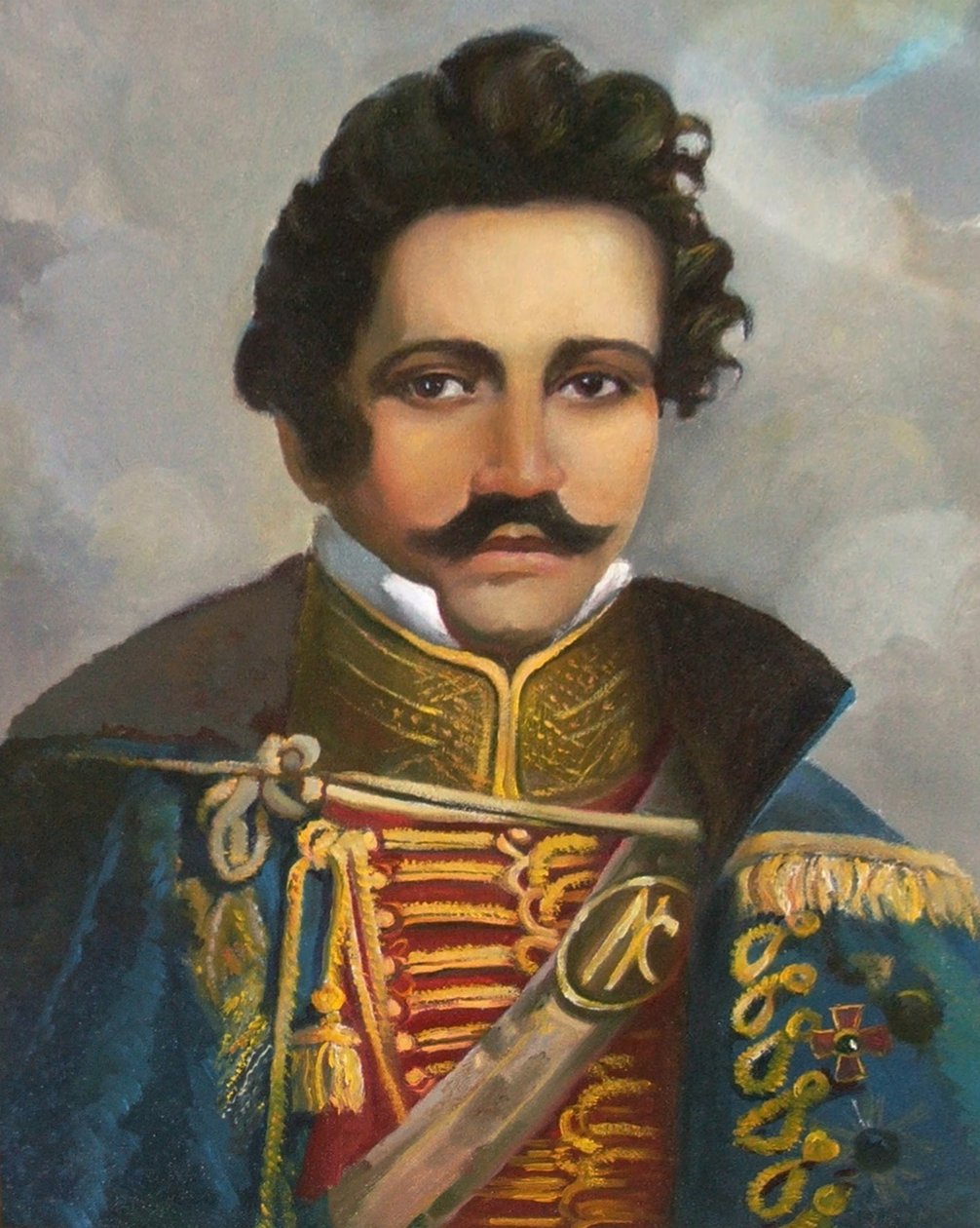 Portrét prince Nikolaje Borisoviče Galitzina 1794-1866 od Unbekannt