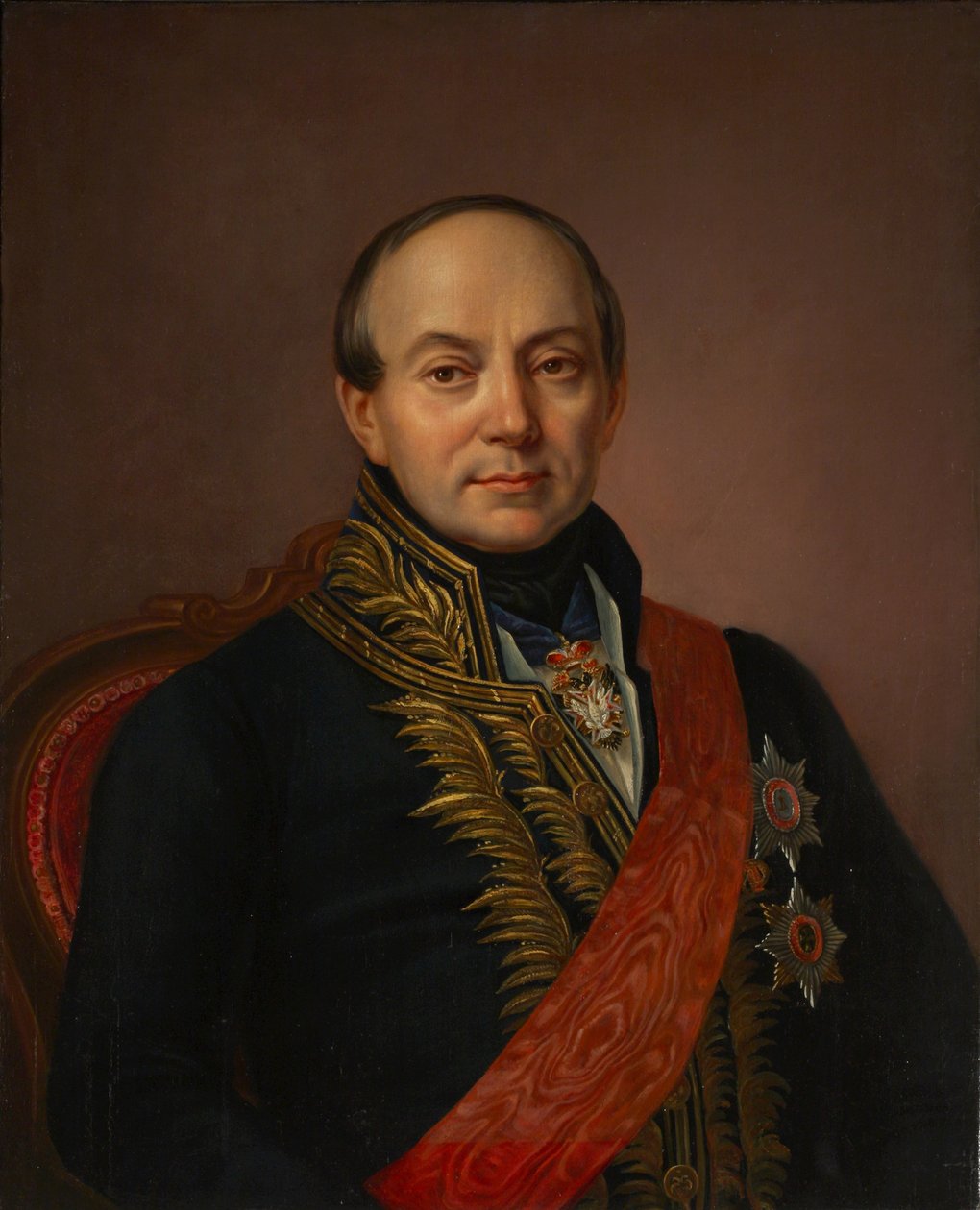 Portrét prince Platona Alexandroviče Širinského-Šikhmatova 1790-1853, polovina 19. stol. od Unbekannt