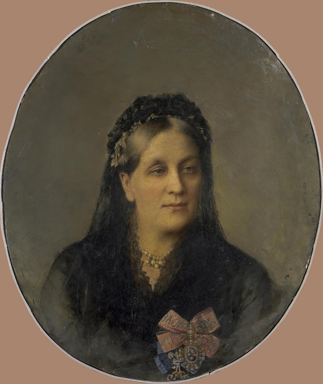 Portrét princezny Marie Alexandrovny Dolgorukaya, rozené Apraxiny 1816-1892, druhá polovina 19. od Unbekannt