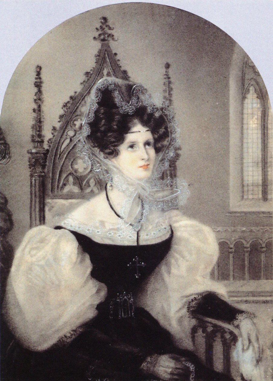 Portrét princezny Zinaidy Alexandrovny Volkonské 1792-1862 od Unbekannt