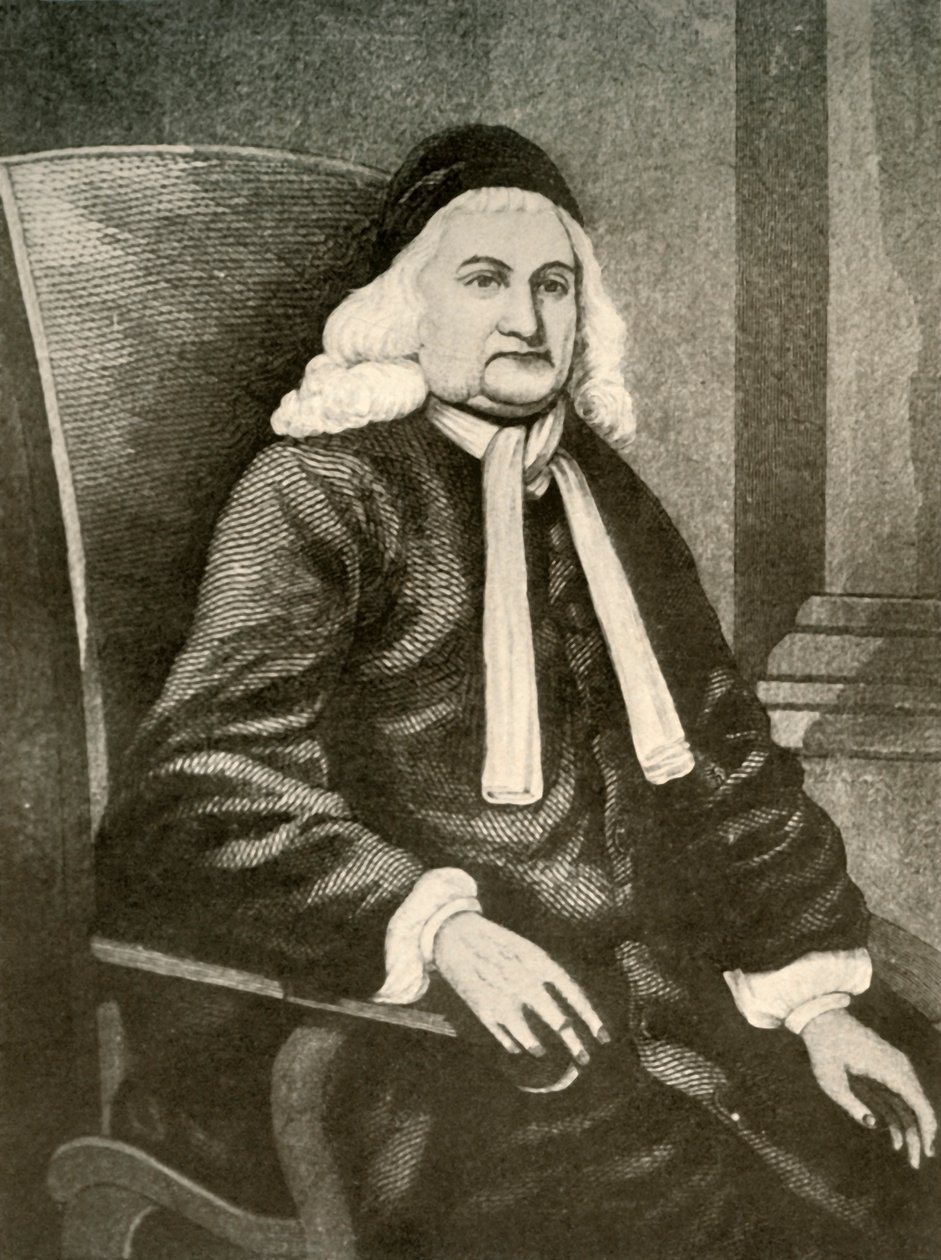 Portrét Samuela Sewalla, v periwig a dlouhém plášti, c1700-1720, 1937. od Unbekannt
