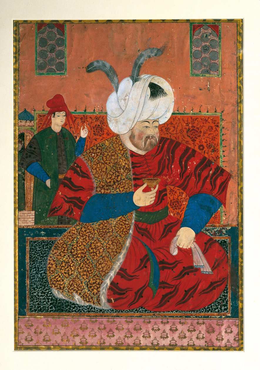 Portrét Selima II 1524-1574, sultána Osmanské říše, mezi 1570 a 1590 od Unbekannt