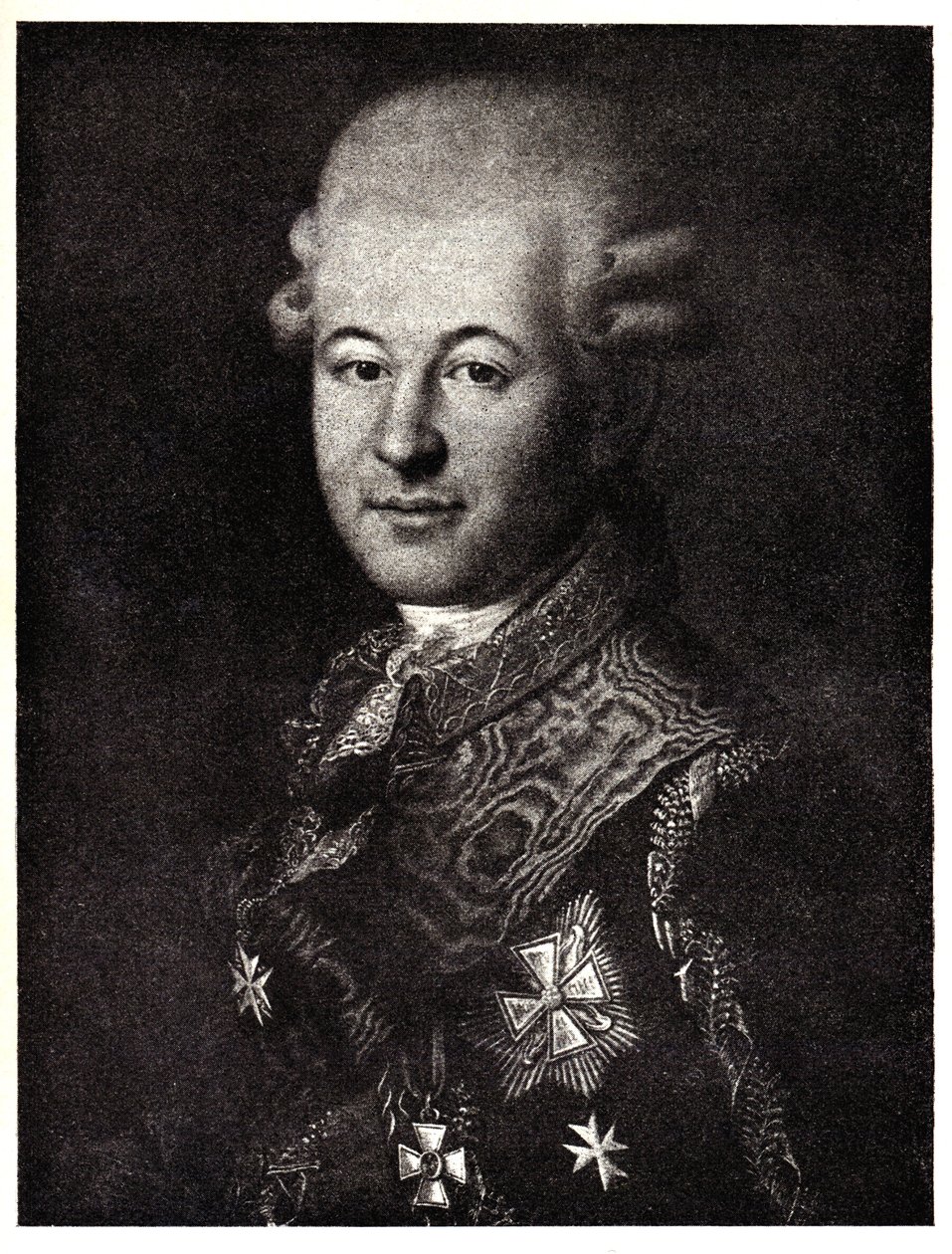 Portrét Semyona Zoricha 1745-1799, oblíbené Kateřiny Veliké, počátek 19. století. od Unbekannt