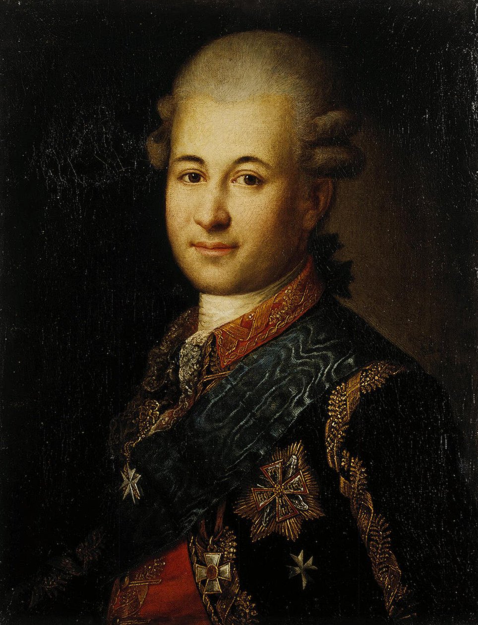 Portrét Semyona Zoricha 1745-1799, oblíbené Kateřiny Veliké, konec 18. stol. od Unbekannt