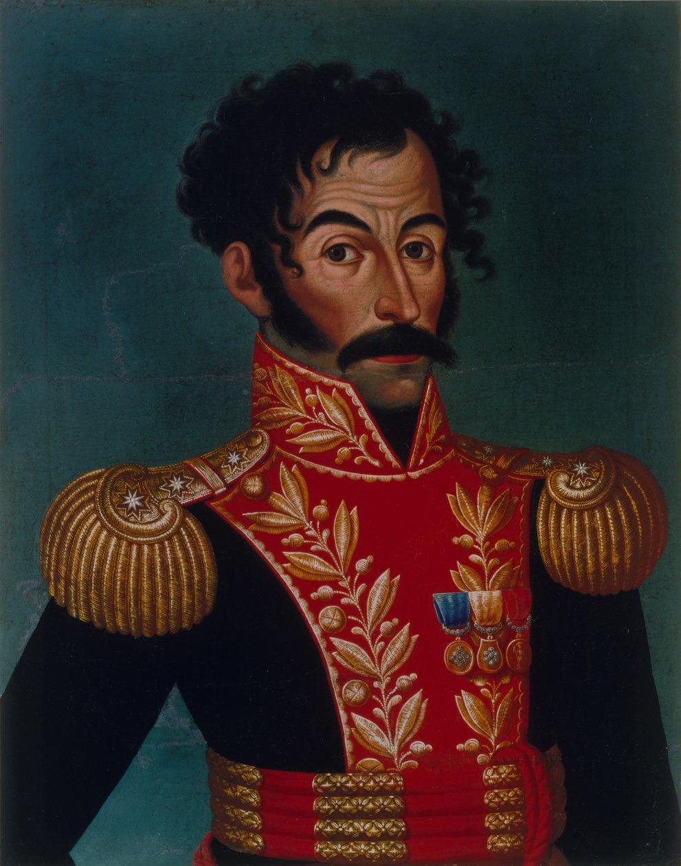 Portrét Simóna Bolívara, 1823. od Unbekannt