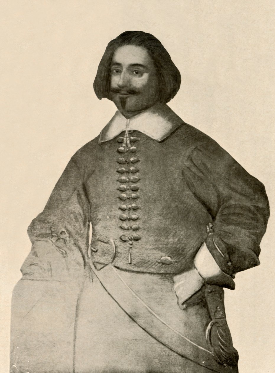 Portrét sira Johna Leveretta, v hnědém kabátě a obyčejné vojenské kapele, 1640-1660, 1937. od Unbekannt