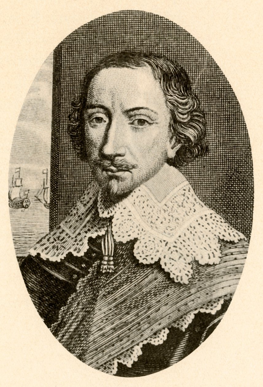 Portrét sira Johna Penningtona v anglickém brnění s límcem Vandyke, c1610-1630, 1937. od Unbekannt