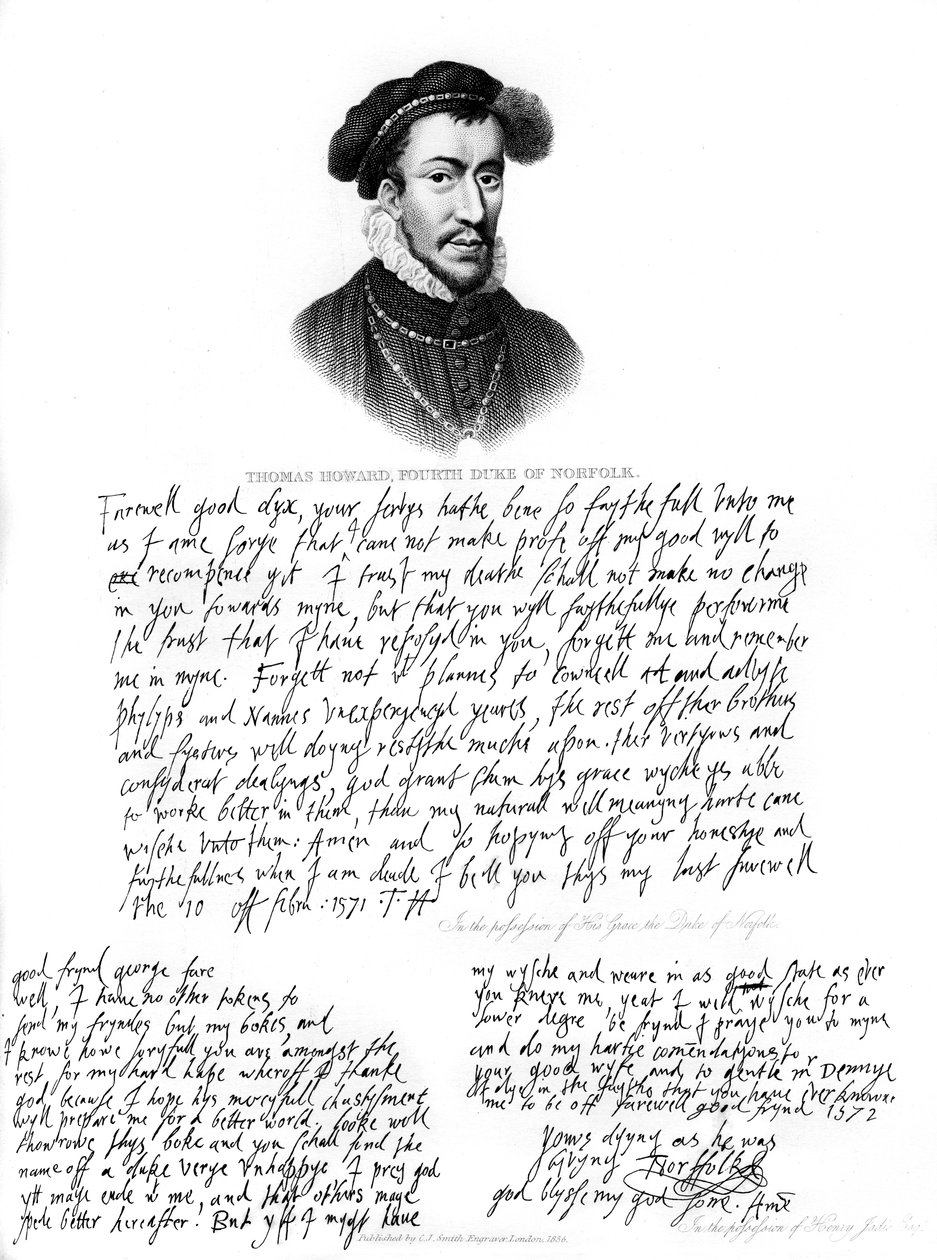 Portrét Thomase Howarda, 4. vévody z Norfolku, 1572, 1840 od Unbekannt